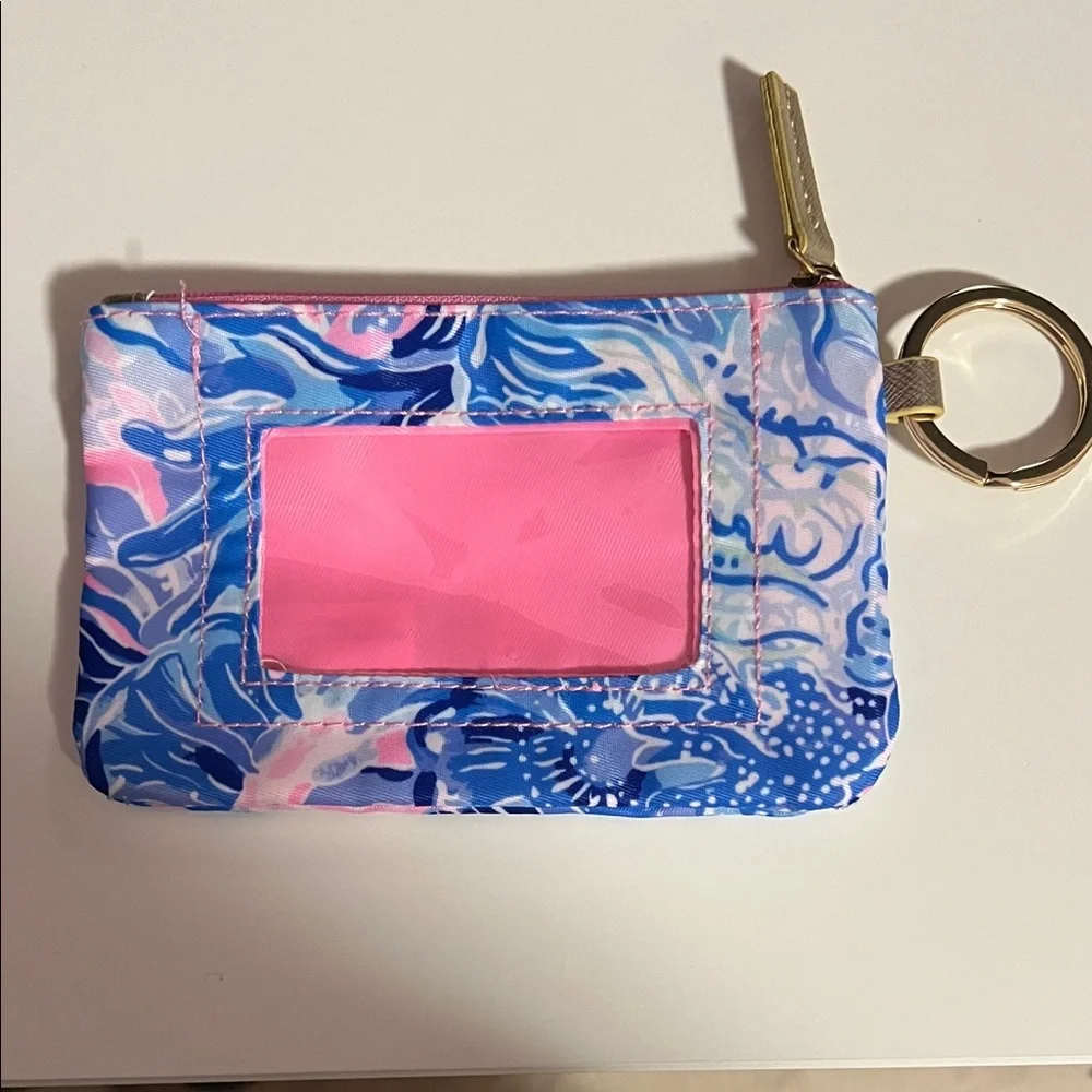 Lily Pulitzer Keychain Colorful Floral Wristlet Pouch - Picture 2 of 2